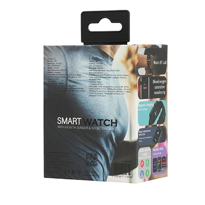 Product Smartwatch Lamtech BT5.1 with sport tracking TOTAL Black base image