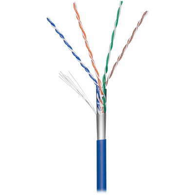 Product Καλώδιο Δικτύου CAT 5e, F/UTP, Πολύκλωνο, Μπλε base image