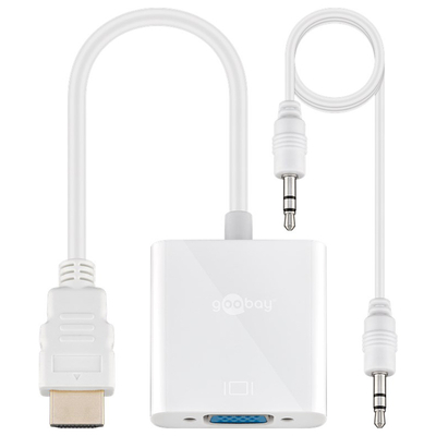 Product Μετατροπέας HDMI Goobay σε VGA και 3,5mm jack για ήχο, με Καλώδιο 0.15m base image