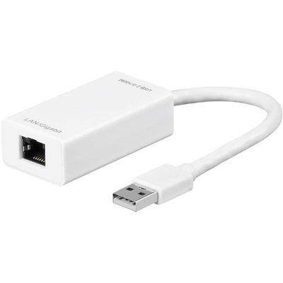 Product Αντάπτορας Δικτύου USB Goobay 95035 male USB-A to female RJ45 base image