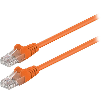 Product Καλώδιο Δικτύου Goobay 95215 CAT 5e U/UTP 0.5m Orange base image