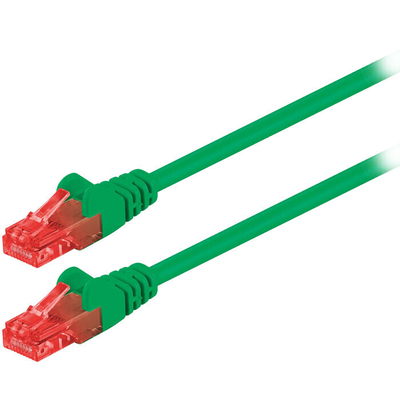 Product Καλώδιο Δικτύου Goobay 95251 CAT 6 U/UTP CCA 0.25m Green base image