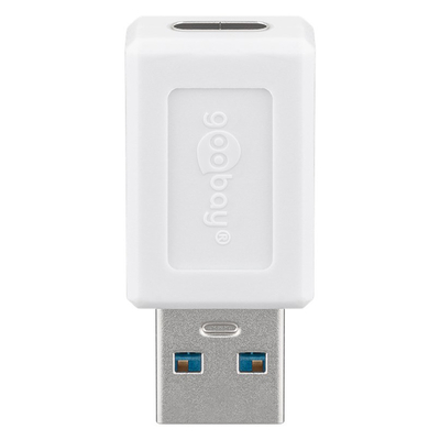Product Αντάπτορας USB Goobay 3.2 Gen 1x1 A αρσ. - USB-C θηλ., σε λευκό χρώμα. base image