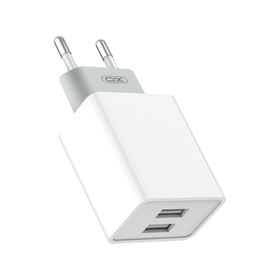 Product Φορτιστής Πρίζας XO L65EU 2.4A Διπλής Θύρας USB Φορτιστής ʼσπρο base image