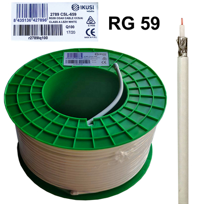 Product Καλώδιο Ikusi Στροφείο Κάμερας CCTV CSL-659 RG59 CCSAL CA DCA W100 base image
