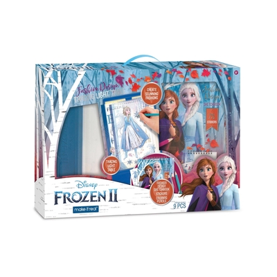Product Παιδικές Χειροτεχνίες Make it Real Disney Frozen II: Fashion Design Tracing Light Table (4254) base image