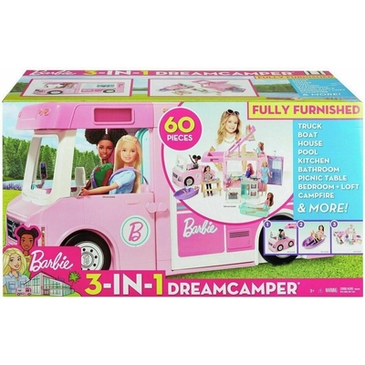 Product Τροχόσπιτο Mattel Barbie - 3-in-1 DreamCamper (GHL93) base image
