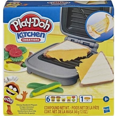 Product Πλαστελίνη Hasbro Play-Doh: Cheesy Sandwich Playset (E7623) base image