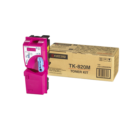 Product Γνήσιο Toner Kyocera TK-820M Mατζέντα base image
