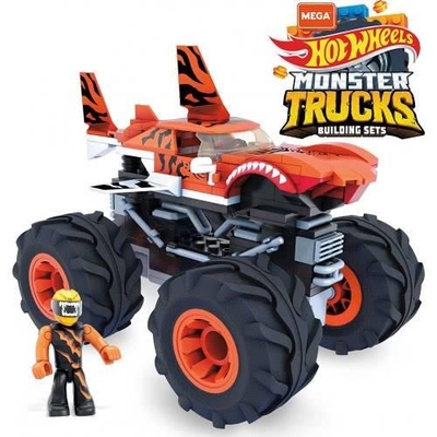 Product Αυτοκινητάκι Τουβλάκια Mattel Mega Hot Wheels Monster Trucks Building Sets - Tiger Shark Monster Truck (GVM26) base image