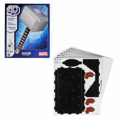 Product Παιχνίδι Kατασκευή Marvel Mjolnir 87 Τεμάχια 48 x 14 x 54,5 cm Καφέ base image
