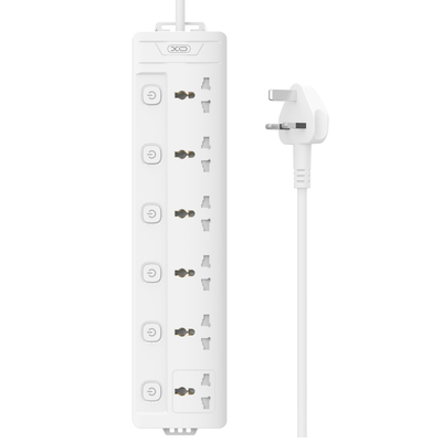 Product Πολύπριζο Ασφαλείας XO WL18 (UK) 6AC με Ανεξάρτητο Διακόπτη base image