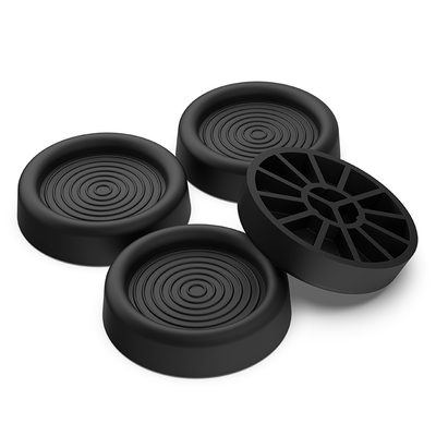 Product Αντικραδασμικά Πέλματα Meliconi για πλυντήριο / στεγνωτήριο, Μαύρο. base image