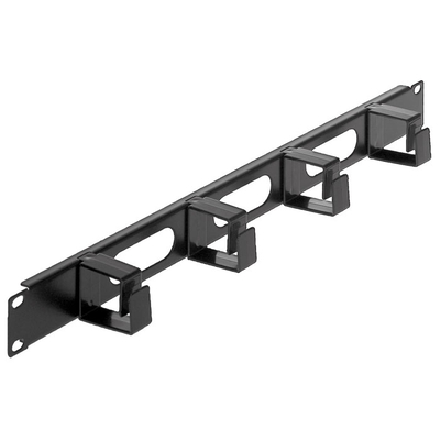 Product Πάνελ Διαχείρισης Καλωδίων 1u Για Καμπίνες 19", Με Δαχτυλίδια 40 X 33 Mm, Σε Μαύρο Χρώμα base image