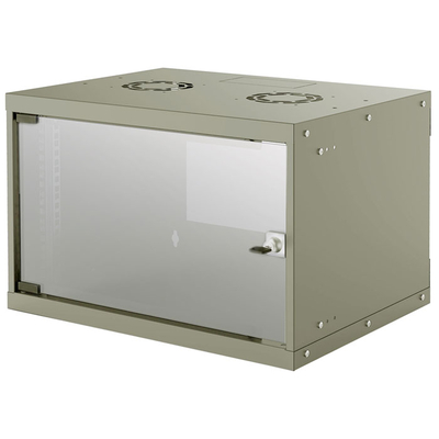 Product Καμπίνα Δικτύου INT 714150 FLATPACK 19" 6U Επιτοίχια Grey base image