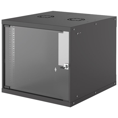 Product Καμπίνα Δικτύου INT 714808 FLATPACK 19" 9U Επιτοίχια Black base image