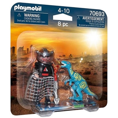 Product Playmobil Velociraptor With Dino Catcher (2 Pack) (70693) base image