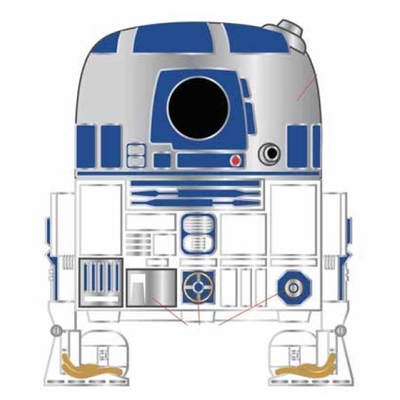Product Κονκάρδα Funko Pop! Disney: Star Wars - R2-D2 #21 Large Enamel (STPP0026) base image
