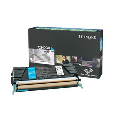 Product Γνήσιο Toner Lexmark 00C5240CH Κυανό base image