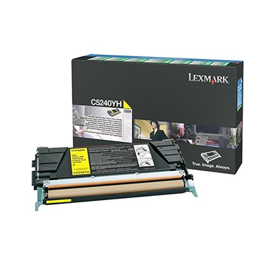 Product Γνήσιο Toner Lexmark C5240YH Κίτρινο Μαύρο/Κίτρινο base image