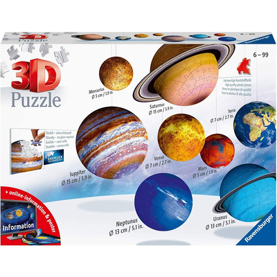Product Ravensburger 3D Puzzle: Solar System (522pcs) (11668) base image