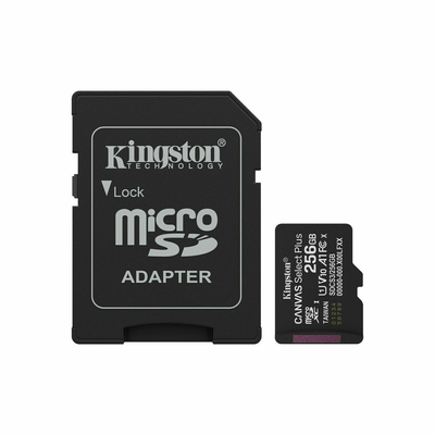 Product Κάρτα Μνήμης Micro SD με Αντάπτορα Kingston SDCS3/256GB 256 GB  base image