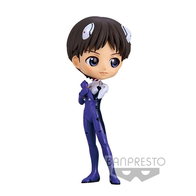 Product Banpresto Q Posket: Evangelion New Theatrical Edition - Shinji Ikari (Plugsuit Style) (Ver.B) Figure (14cm) (18354) base image