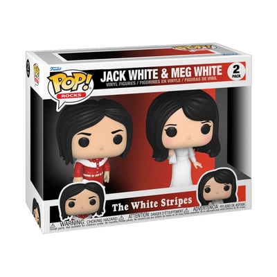 Product Figures  Statues Funko Pop! 2-Pack Rocks: The White Stripes - Jack White  Meg White Vinyl Figures base image