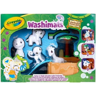 Product Παιδικές Χειροτεχνίες Giochi Preziosi Crayola Washimals: Safari - Colour Wash Adorable Safari Animals (74-7328-E-000) base image