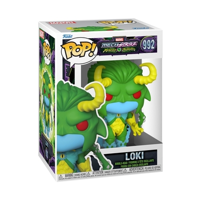 Product Funko Pop! Marvel: Mech Strike Monster Hunters - Loki #992 Bobble-Head Vinyl Figure base image