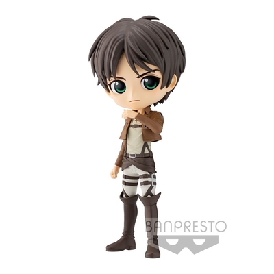Product Banpresto Q Posket: Attack On Titan - Eren Yeager (Ver.B) Figure (14cm) (18528) base image