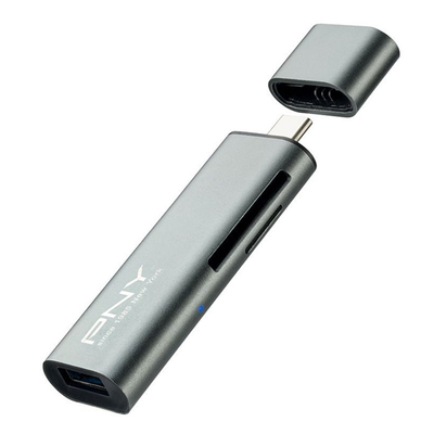 Product Card Reader PNY R-TC-UA-3N1E01-RB USB-C base image