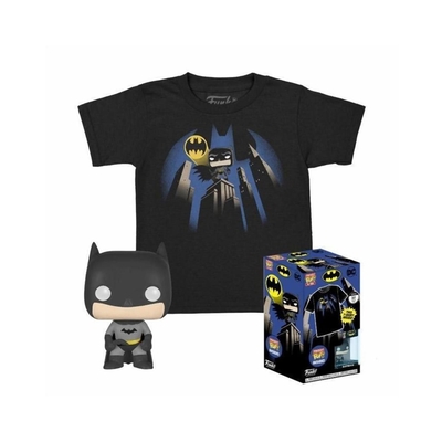 Product T-Shirt Funko Pocket Pop! (Child): DC Batman (Special Edition) Vinyl Figure & T-Shirt (XL) base image