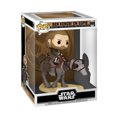 Product Funko Pop! Disney Deluxe: Star Wars - Ben Kenobi on Eopie #549 Bobble-Head Vinyl Figure base image