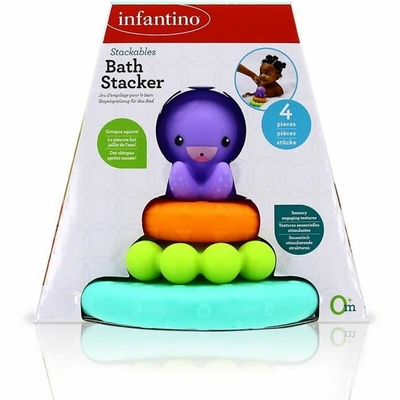 Product Ξύλινη Πυραμίδα Infantino Octopus bath pyramid base image