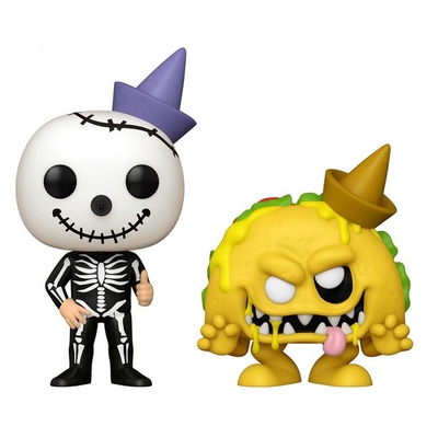 Product Funko Pop! 2-Pack Ad Icons: Jack in the Box - Skeleton Jack  Monster Taco (Special Edition) Vinyl Figures base image