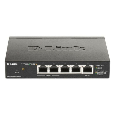 Product Network Switch D-Link DGS-1100-05PDV2 5xGbE PoE base image