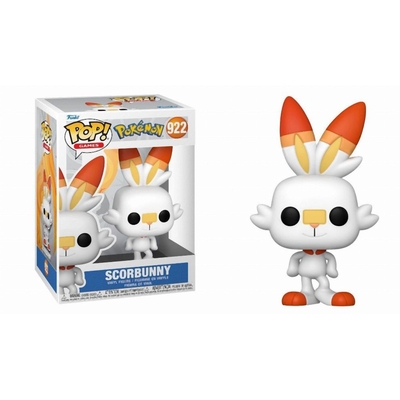 Product Figures  Statues Funko Pop! Games: Pokemon - Scorbunny #922 Vinyl Figure base image