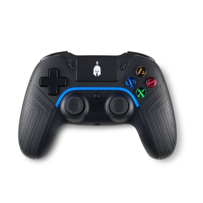 Product Spartan Gear - Aspis 4 Wired  Wireless Controller (Compatible with PC [wired] and Playstation 4 [wireless]) (colour:Black) base image