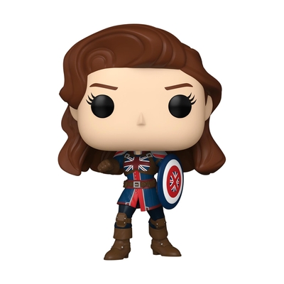 Product Κούκλα Funko Pop!  Marvel What If - Captain Carter (Special Edition) #1468 Bobble-Head Vinyl Figure base image