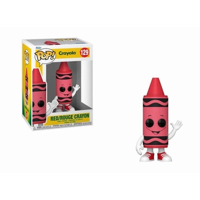 Product Funko Pop! Crayola - Red/Rouge Crayon #129 Vinyl Figure EN,FR,ES,DE,IT,PT,NL,DK,SE,RU Pack / Carton Window Box with Plastic Film base image