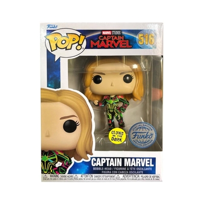 Product Φιγούρα Funko Pop! Marvel: Captain Marvel - (Neon Suit) (Glows in the Dark) (Special Edition) #516 Bobble-Head base image