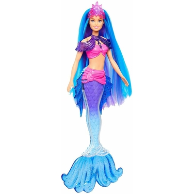 Product Mattel Barbie Dreamtopia: Malibu Mermaid Power (HHG52) EN,FR,DE,ES,PT,IT,NL,SE,DK,NO,FI,PL,CZ,SK,HU,RU,GR,TR,AR Pack / Carton Blister Pack base image