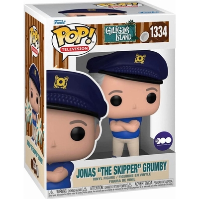 Product Funko Pop! Television: Gilligans Island - Jonas The Skipper Grumby #1334 Vinyl Figure EN,FR,ES,DE,IT,PT,NL,DK,SE,RU Pack / Carton Window Box with Plastic Film base image
