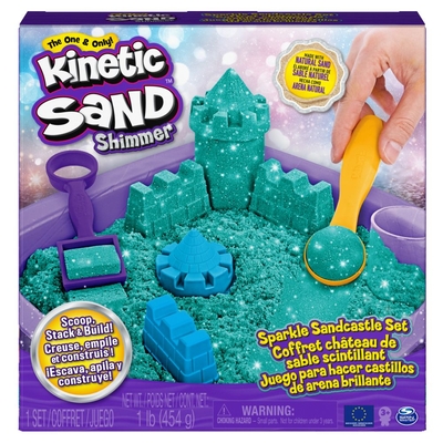 Product Spin Master Kinetic Sand Shimmer - Sparkle Sandcastle Set (Green) (6061828) base image