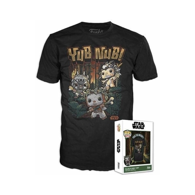 Product Funko Boxed Tees: Disney Star Wars Return of the Jedi - Village of Ewoks (M) base image