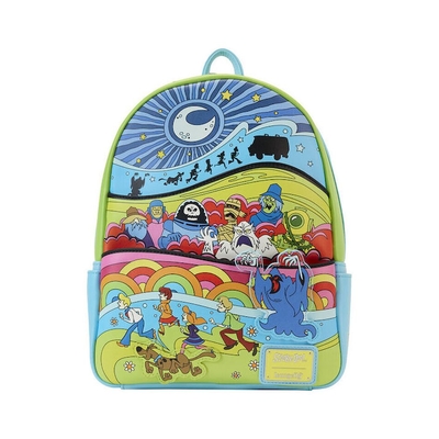 Product Loungefly Scooby Doo - Psychedelic Monster Chase Gitd Mini Backpack (SBDBK0007) EN,FR,ES,DE,IT,PT,NL,DK,SE,RU Label / Plastic Bag base image