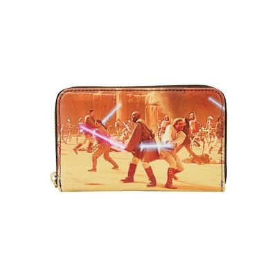Product Loungefly Disney Star Wars - Episode Two Attack of the Clones Scene Zip Around Wallet (STWA0238) EN,FR,ES,DE,IT,PT,NL,DK,SE,RU Label / Plastic Bag base image