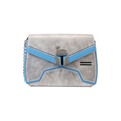 Product Loungefly Disney Star Wars: Attack off the Clones - Jango Fett Chain Strap Crossbody Bag (STTB0234) EN,FR,ES,DE,IT,PT,NL,DK,SE,RU Label / Plastic Bag base image