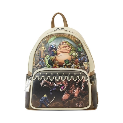 Product Loungefly Disney Star Wars: Return of the Jedi - 40Th Anniversary Jabbas Palace Mini Backpack Body Bag (STBK0386) EN,FR,ES,DE,IT,PT,NL,DK,SE,RU Label / Plastic Bag base image